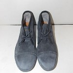 MENS DIESEL SNEAKER CHUKKA CAP TOE HIGH SHOES SIZE 42.5 EUR (9.5 US) GRAY SUEDE