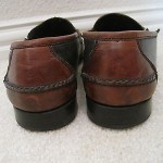 Men’s Cole Haan Country Leather Shoes Black & Brown Slip On Loafer 11D Brazil