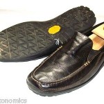 COLE HAAN SZ 12 M BLACK LEATHER  SLIP ON MOC LOAFER COMFORT  SHOES