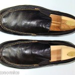 COLE HAAN SZ 12 M BLACK LEATHER  SLIP ON MOC LOAFER COMFORT  SHOES