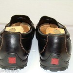 COLE HAAN SZ 12 M BLACK LEATHER  SLIP ON MOC LOAFER COMFORT  SHOES