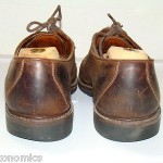 COLE HAAN 10.5 M  BROWN LEATHER OILED OXFORDS COMFORT  SHOES