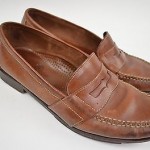 COLE HAAN Men’s Brown Leather Pinch Penny Venetian Loafers SIZE 12M