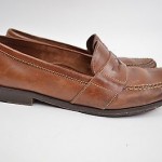 COLE HAAN Men’s Brown Leather Pinch Penny Venetian Loafers SIZE 12M