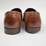 COLE HAAN Men’s Brown Leather Pinch Penny Venetian Loafers SIZE 12M