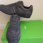 NWB Hugo Boss Men’s Fashion Sneakers Space Up Leather Shoes  SIZ 10 US 43 ER
