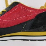 BRAND NEW DIESEL MEN ARAMIS BLACK RED NIGHT FASHION  SNEAKERS SHOES $145 SIZE 12