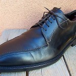 Hugo Boss Mens Dress Shoes Size 11M Black Leather Casual Lace Up Italian Oxford