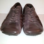 DIESEL MENS ATHLETIC TENNIS SHOES SNEAKERS BROWN SUEDE LEATHER CLEAN SIZE 8.5