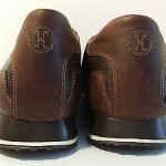 COLE HAAN NIKE AIR MEN’S DISTRESSED LEATHER OXFORD SHOES ,BROWN SNEAKERS  11 M.