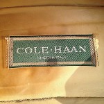 COLE HAAN Size 9 1/2 D Men’s Kiltie Two Tone Leather Greeb Suede Loafer Shoes