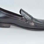 COLE HAAN men’s slip on penny loafer moccasin leather shoe size 11.5 M BLACK