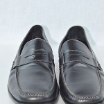 COLE HAAN men’s slip on penny loafer moccasin leather shoe size 11.5 M BLACK