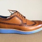 Cole Haan Lunargrand Long Wingtip Leather Carmello/Chambray – Men’s Size 10