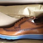 Cole Haan Lunargrand Long Wingtip Leather Carmello/Chambray – Men’s Size 10