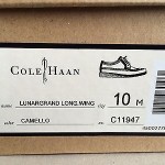 Cole Haan Lunargrand Long Wingtip Leather Carmello/Chambray – Men’s Size 10