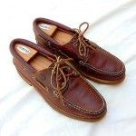 Vintage Timberland Boat Shoe Vibram Apollo Sole 10.5 Made in USA Quoddy Red Wing