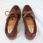 Vintage Timberland Boat Shoe Vibram Apollo Sole 10.5 Made in USA Quoddy Red Wing