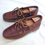Vintage Timberland Boat Shoe Vibram Apollo Sole 10.5 Made in USA Quoddy Red Wing