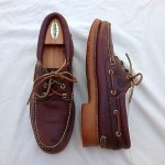 Vintage Timberland Boat Shoe Vibram Apollo Sole 10.5 Made in USA Quoddy Red Wing