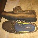 Mens Timberland Echo Bay Series Leather Boat Deck Shoe 14 Leather EUC 2 Eye
