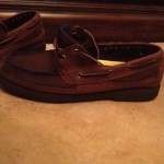 Mens Timberland Echo Bay Series Leather Boat Deck Shoe 14 Leather EUC 2 Eye