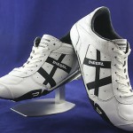 Men’s Athletic Diesel Remy Sneakers, Shoes Leather Upper, US Sz. 8, EUR 40.5