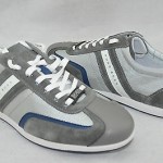 BOSS Orange Hugo Boss ‘Stiven’ Gray Lace-Up Fashion Athletic Size 9 M EU 42
