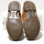 R187 Cole Haan Shoes Size 8 D Brown Leather Lace Men Casual Boat Shoes
