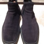 Men’s Black BOSS by Hugo Boss Suede Ankle Boots Size 8 EUR, 9-9.5 USA