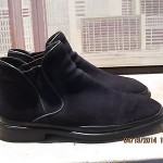 Men’s Black BOSS by Hugo Boss Suede Ankle Boots Size 8 EUR, 9-9.5 USA