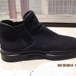 Men’s Black BOSS by Hugo Boss Suede Ankle Boots Size 8 EUR, 9-9.5 USA