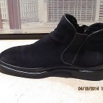 Men’s Black BOSS by Hugo Boss Suede Ankle Boots Size 8 EUR, 9-9.5 USA