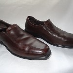 COLE HAAN Nike Air Men’s BROWN Leather Bicycle Toe Loafer Dress Shoes – Size 9M