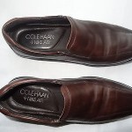 COLE HAAN Nike Air Men’s BROWN Leather Bicycle Toe Loafer Dress Shoes – Size 9M