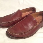MENS  8 M COLE HAAN NIKE AIR SLIP ON CASUAL LOAFERS BROWN