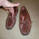 COLE HAAN BROWN LEATHER SLIP ON LOAFER SHOE SIZE 10 M MADE IN BRAZIL