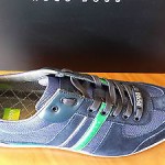 HUGO BOSS GREEN – AKEEN Sneakers In Medium Blue