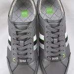 BOSS Orange Hugo Boss ‘Victoire Texas” Grey Lace-Up Fashion Athletic Size 9 M