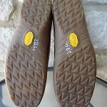 Cole Haan Velcro Brown driving casual shoes size 12 vibram sole two tone brown