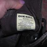 DIESEL LEATHER BOOTS SIZE 10