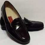 COLE HAAN MENS CITY CORDOVAN BROWN LEATHER PENNY LOAFERS SIZE 9