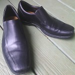 Men’s Cole Haan Black Leather Slip on Shoes Size 9.5