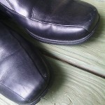 Men’s Cole Haan Black Leather Slip on Shoes Size 9.5
