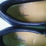 Men’s Cole Haan Black Leather Slip on Shoes Size 9.5