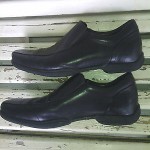 Men’s Cole Haan Black Leather Slip on Shoes Size 9.5