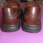 Clarks Men’s Brown Leather Slip On Loafer size 10