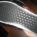 Vans Red & Black Slip On Shoes Size 6 Mens NEW with box