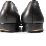 Cole Haan Black Woven Leather Moccasins Loafers Mens 9 M Leather Soles GUC