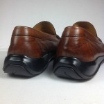 Cole Haan Slip on Loafers US 8.5M Leather Brown Mens Shoes